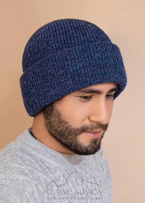 Classic Alpaca Men's Double Knit English Alpaca Hat image 1