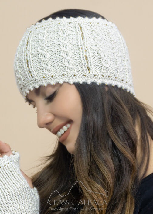 Classic Alpaca Alpaca Cable Fantasy Headband image 1