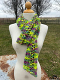Alpaca scarf. Hand knit.