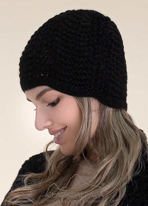 Classic Alpaca Scallop Lace Hat image 2