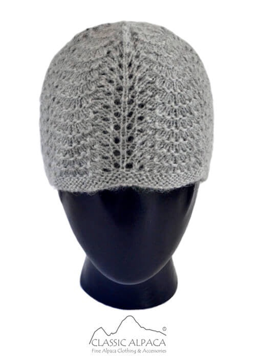 Classic Alpaca Scallop Lace Hat image 3