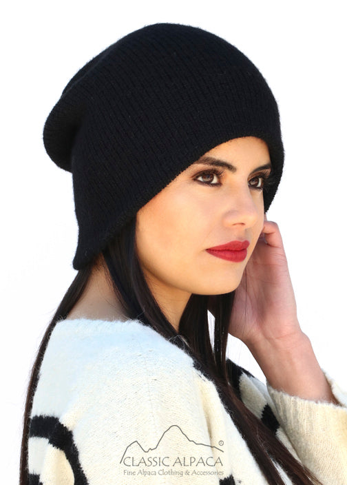 Classic Alpaca Women's Double Knit English Alpaca Hat image 2