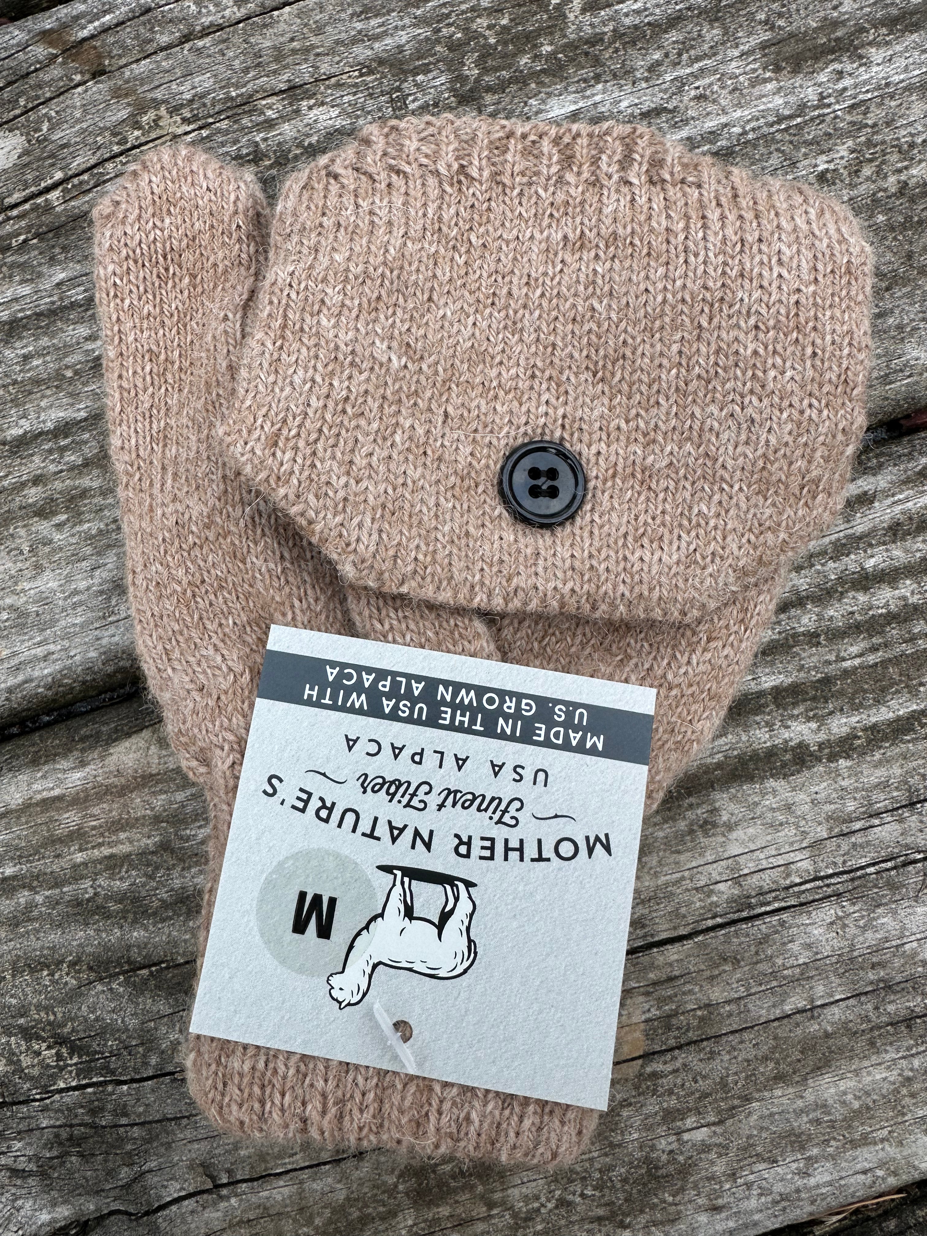 New England Alpaca Fiber Convertible Mitten