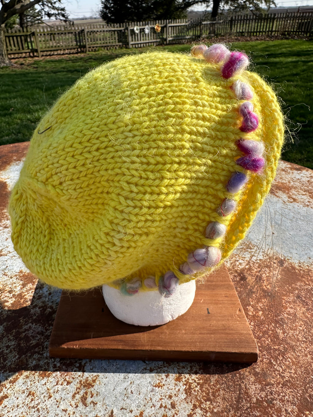 Chunky 100% Alpaca, hand knit winter hat, hand knit.