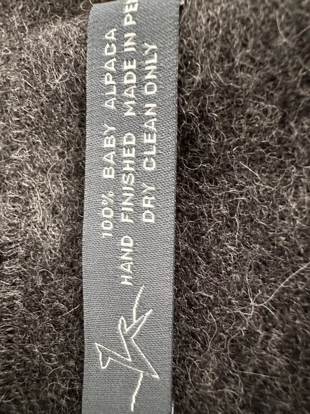Imported Woven Charcoal Scarf image 2