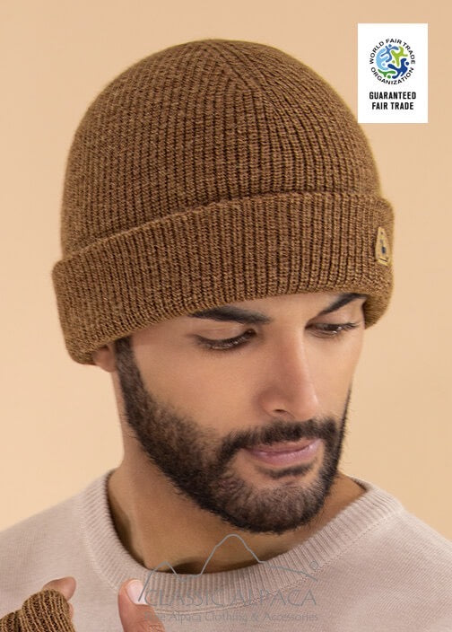 Classic Alpaca Men's Double Knit English Alpaca Hat image 6