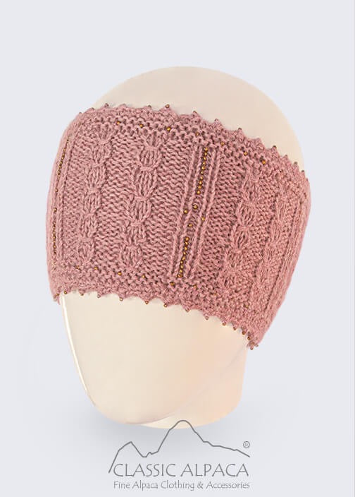 Classic Alpaca Alpaca Cable Fantasy Headband image 4