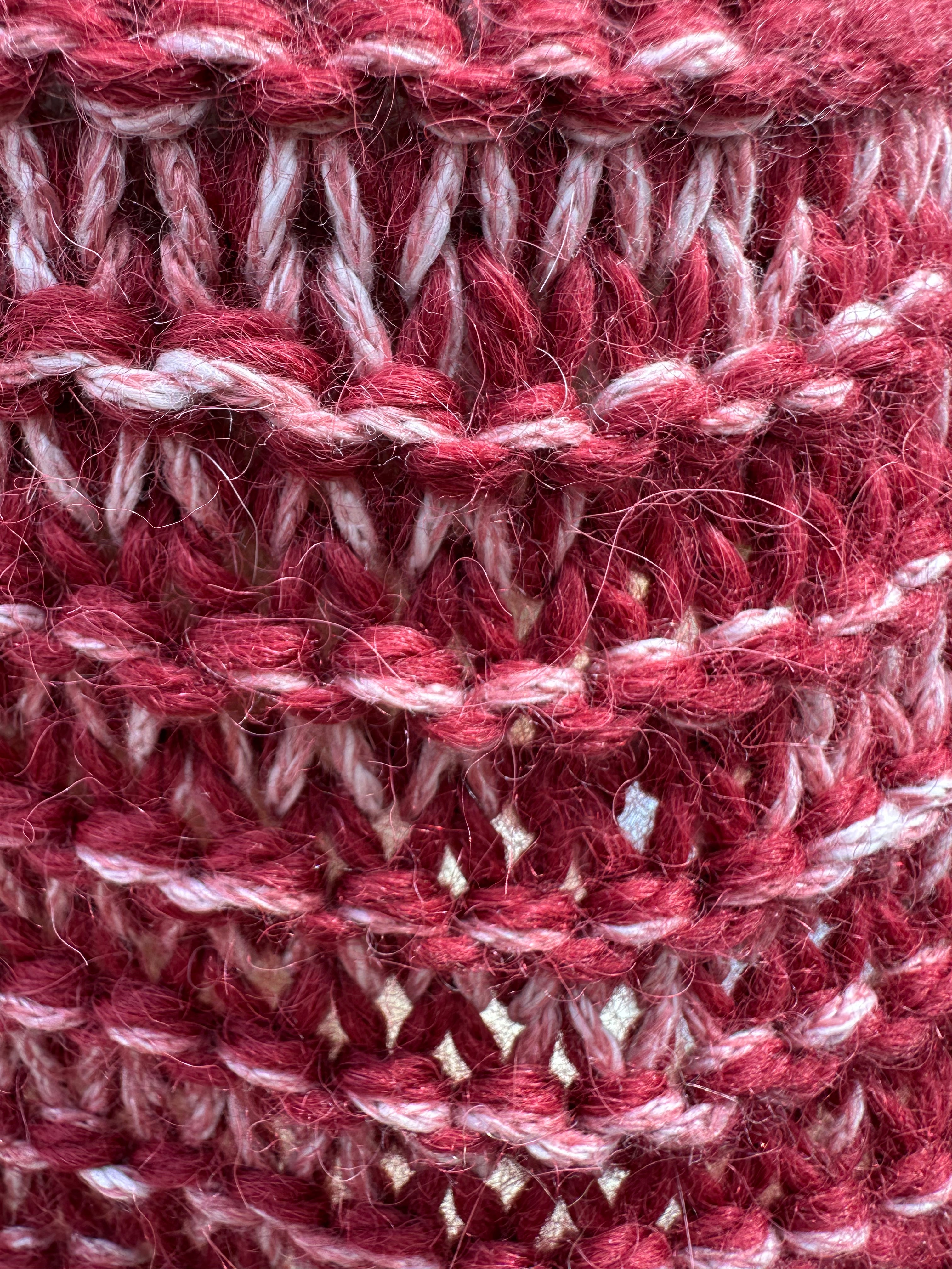 Alpaca scarf. Hand knit.