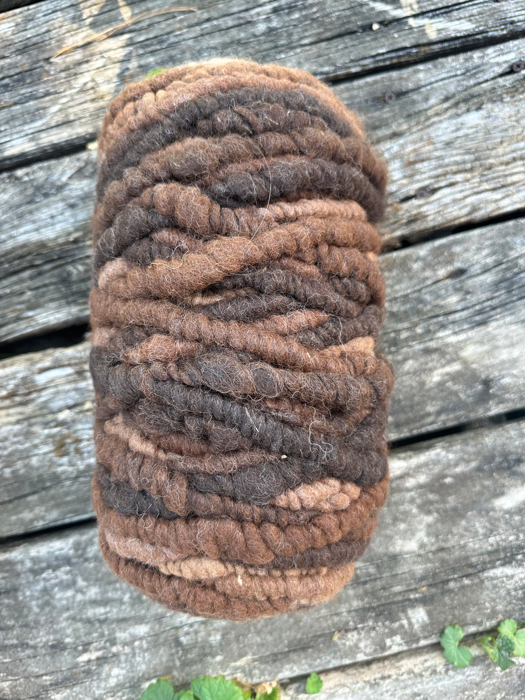 Alpaca rug yarn. 80 yard bumps