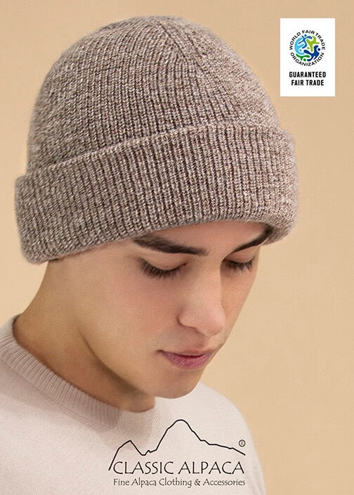 Classic Alpaca Men's Double Knit English Alpaca Hat image 5