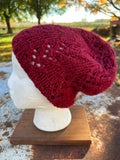 Chunky 100% Alpaca, hand knit winter hat, hand knit.