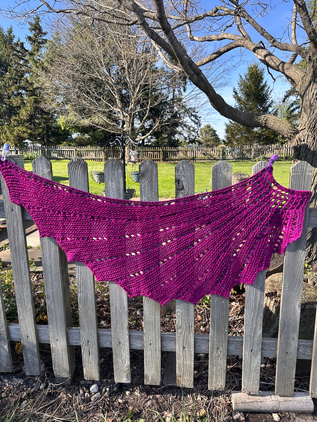 Hand knit Alpaca shawl. Luxury