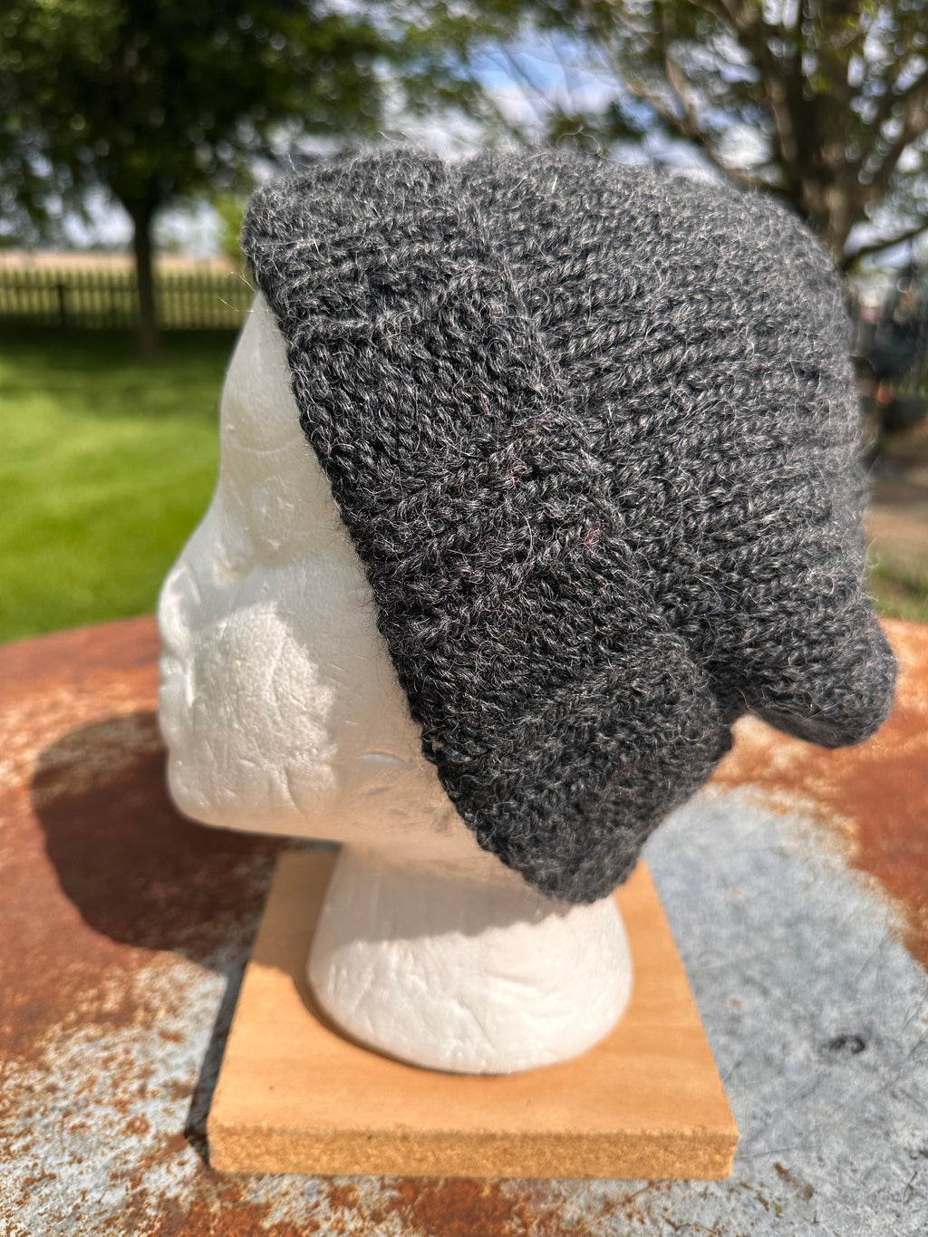 Chunky Alpaca, hand knit winter hat, hand knit.