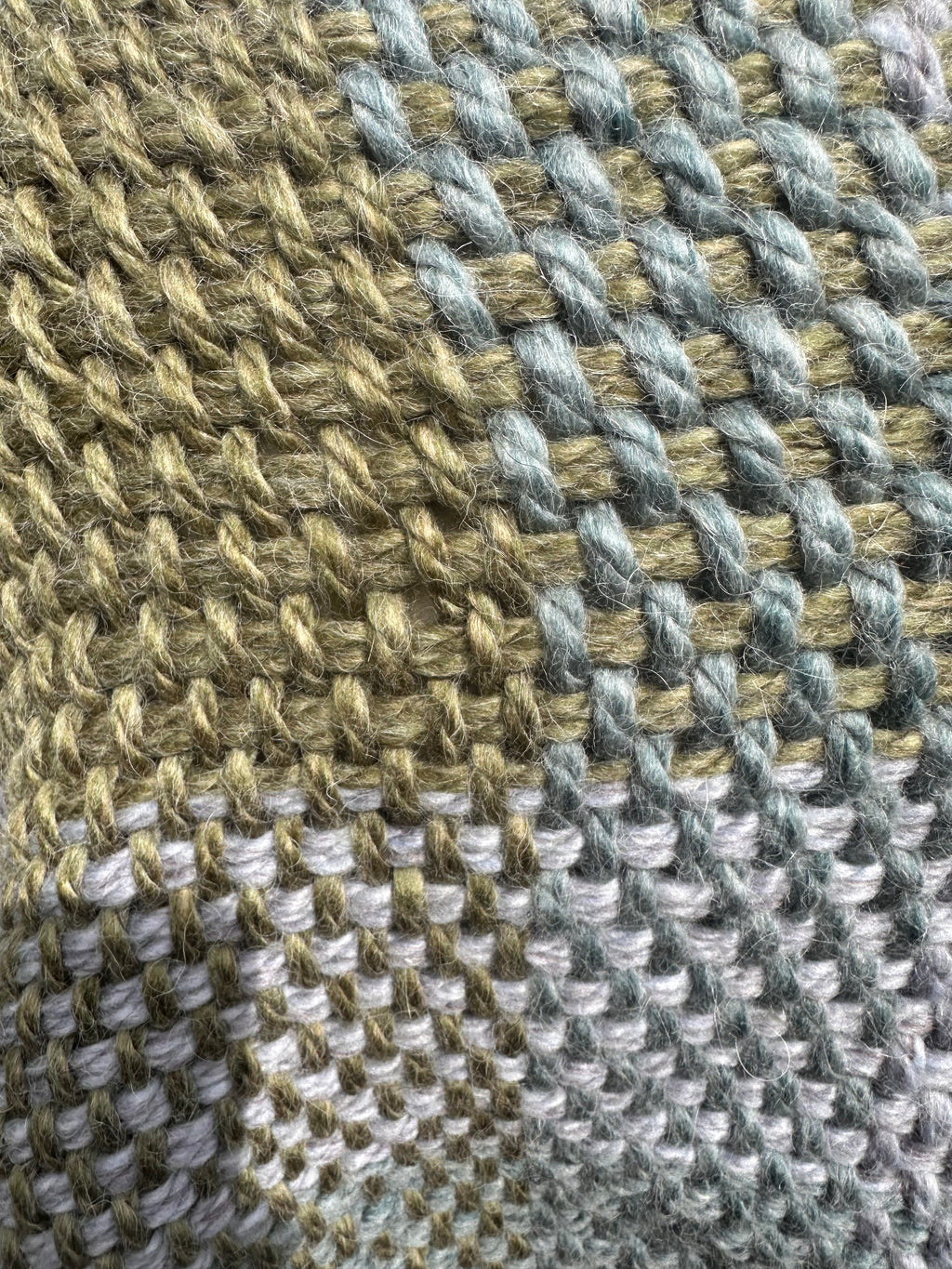 Hand woven alpaca shawl with fringe. 20% Alpaca  plus Acrylic. Chunky yarn.