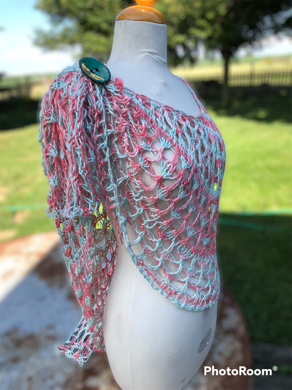 Hand knit Alpaca shawl. Luxury.
