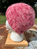 Chunky Alpaca, hand knit winter hat, hand knit.