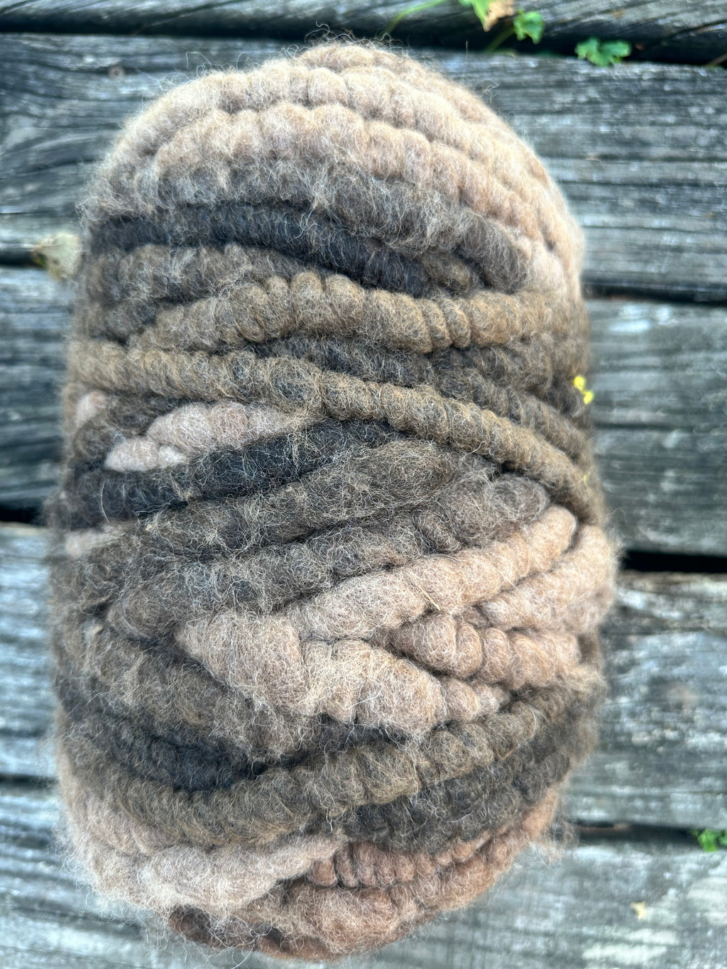 Alpaca rug yarn. 80 yard bumps