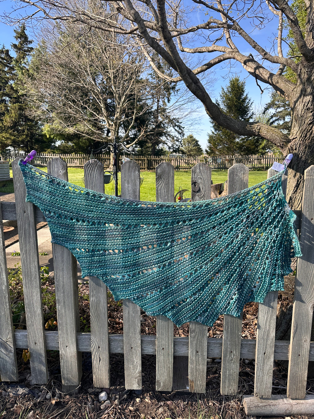 Hand knit Alpaca shawl. Luxury.