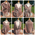 Hand woven alpaca shawl with fringe. 20% Alpaca  plus Acrylic. Chunky yarn.
