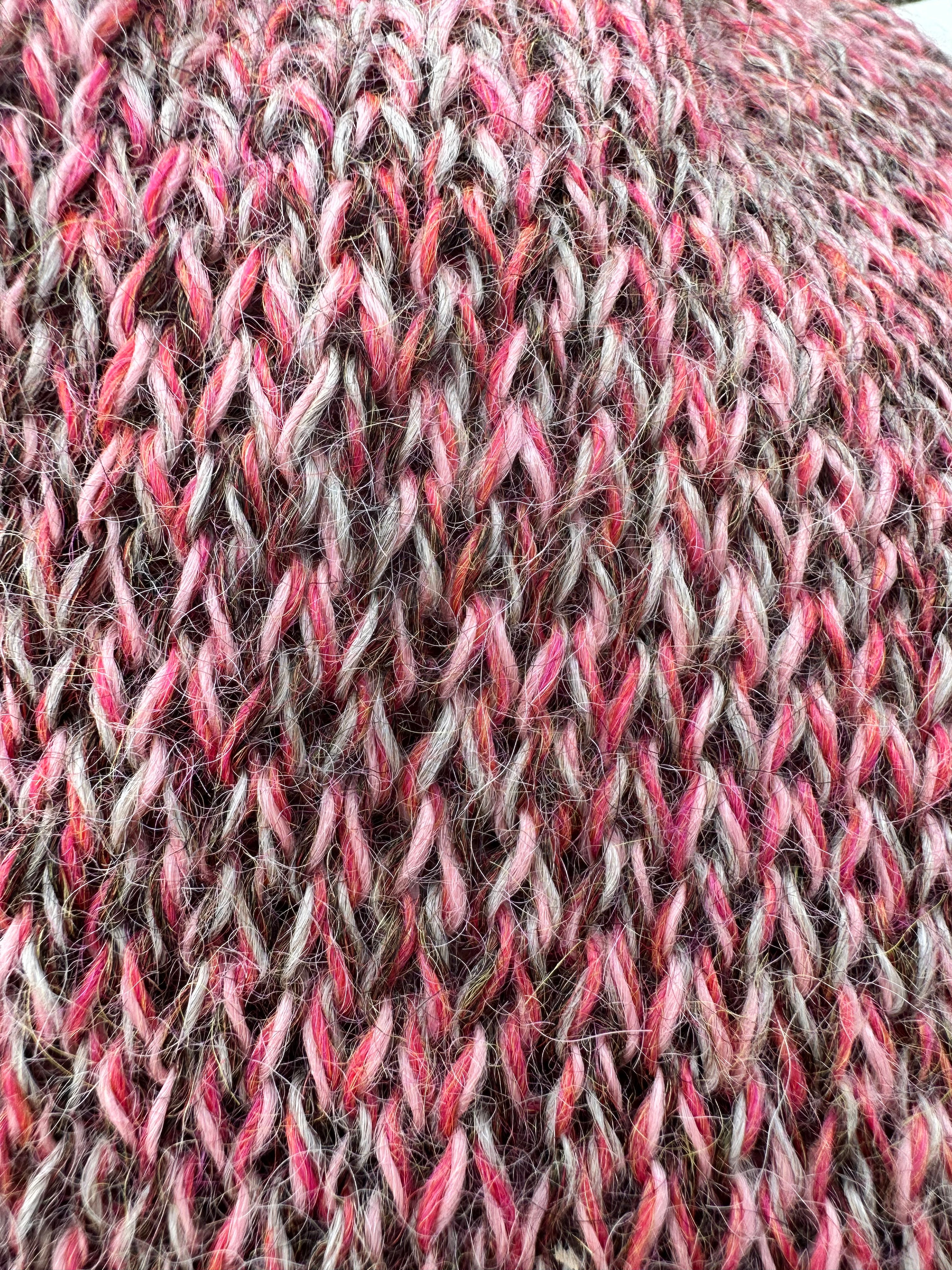 100% Alpaca hand made scarf. Very soft and warm. Double knit.