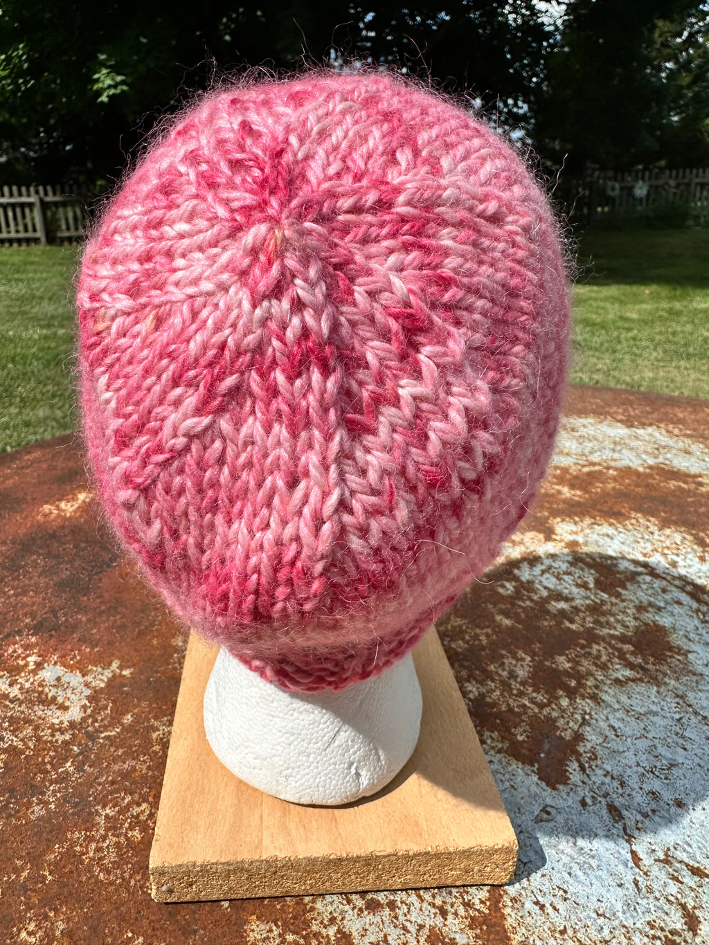 Chunky Alpaca, hand knit winter hat, hand knit.
