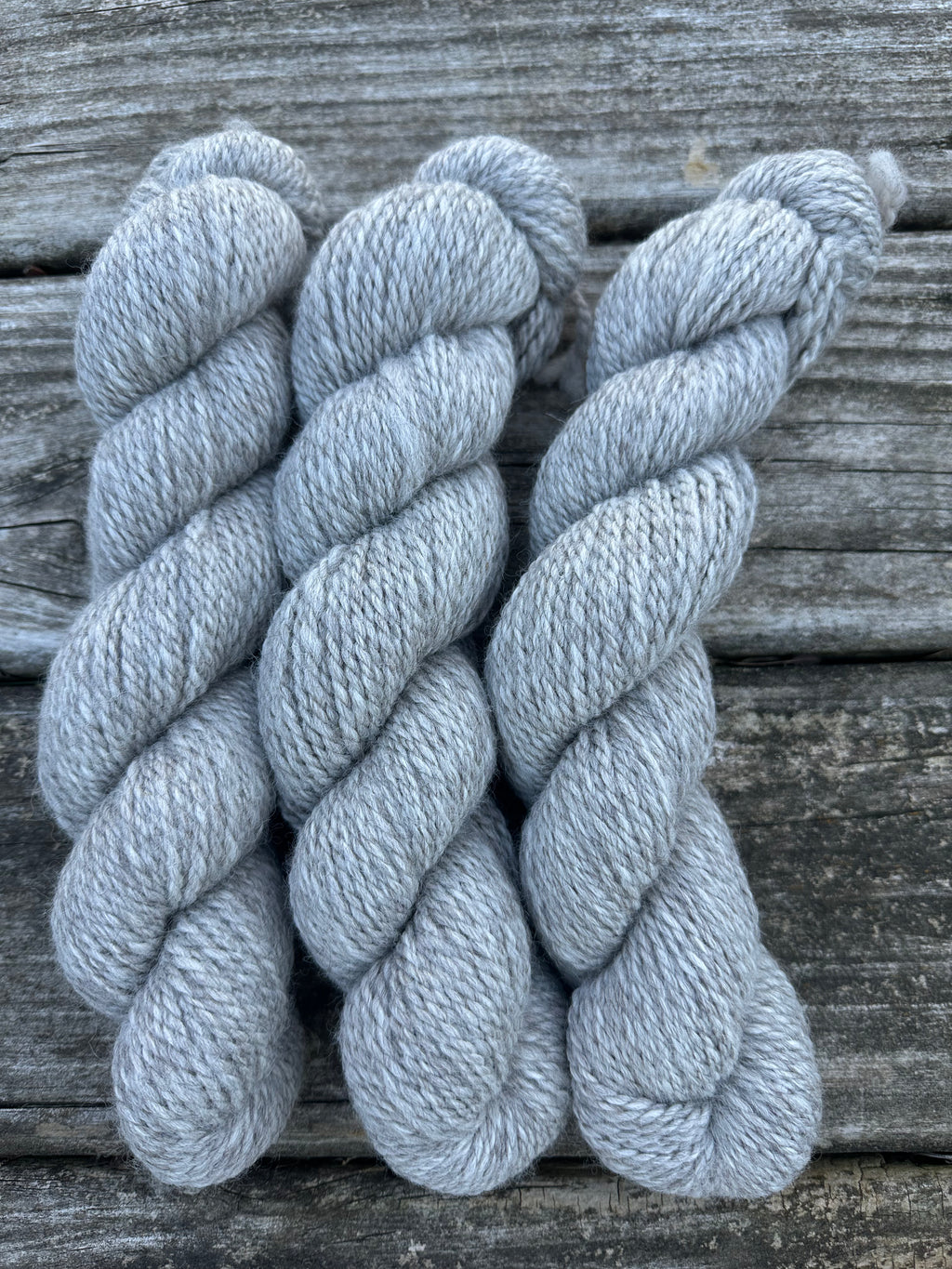 150 yd of Chunky Pure  American Alpaca yarn, 2 ply, from our alpacas,  Natural Color,