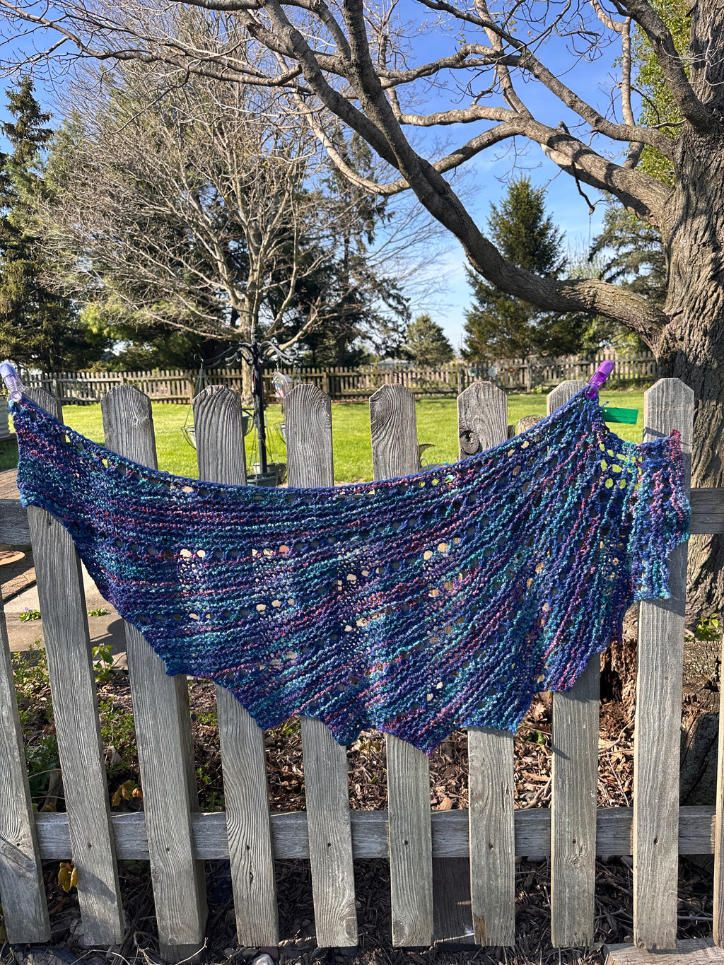 Hand knit Alpaca shawl. Luxury.