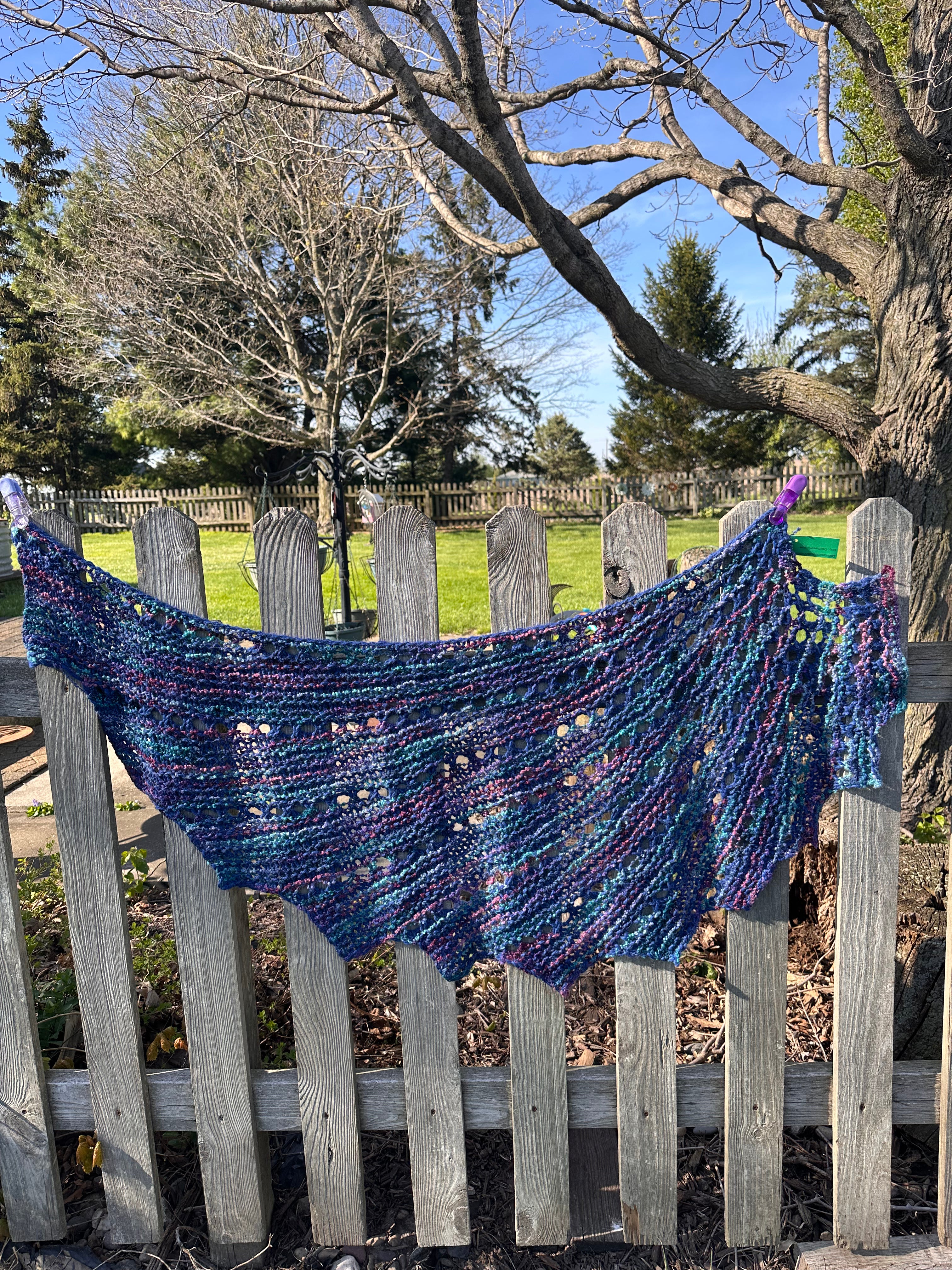 Hand knit Alpaca shawl. Luxury.