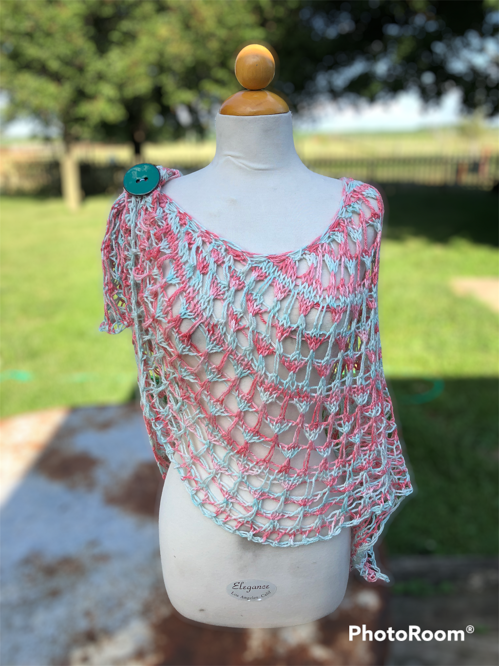 Hand knit Alpaca shawl. Luxury.