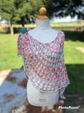 Hand knit Alpaca shawl. Luxury.