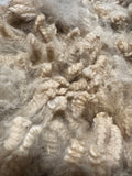 Raw Alpaca Fleece. Light Fawn. Skirted, unwashed. AFD 17.0 microns. 2.5 lb