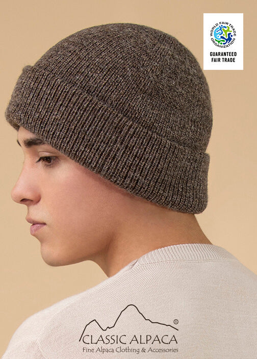 Classic Alpaca Men's Double Knit English Alpaca Hat image 8