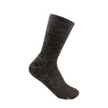 New England Alpaca Fiber Pool Hiker Sock Brown
