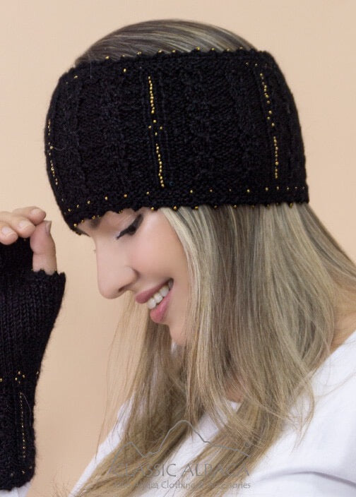 Classic Alpaca Alpaca Cable Fantasy Headband image 2