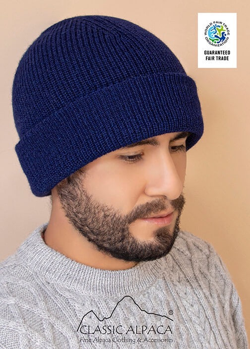 Classic Alpaca Men's Double Knit English Alpaca Hat image 7