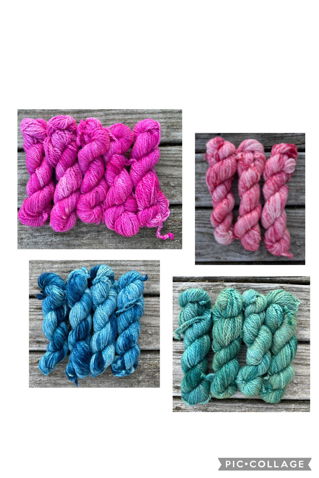 Hand dyed 100%  alpaca yarn. Imported yarn hand dyed by me. 109 yards.