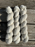400 yd of fingering weight 100% USA Alpaca, Natural Color,  undyed