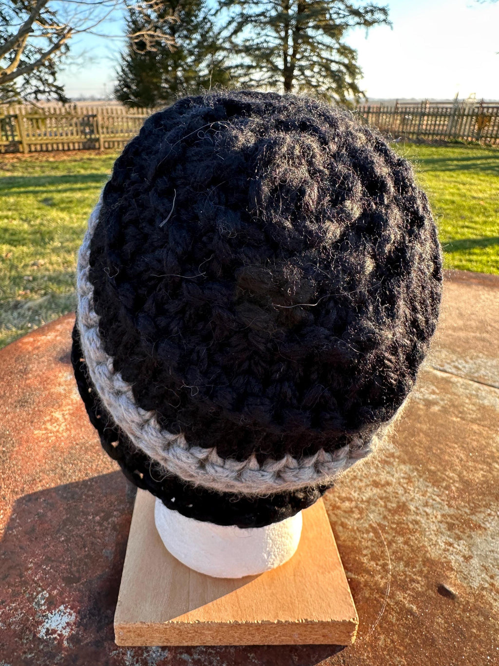 100% Alpaca Chunky hat. Hand knit.