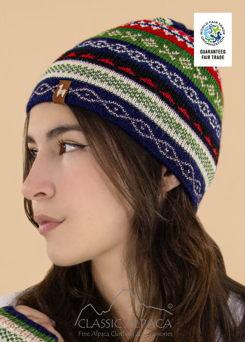 Classic Alpaca Multicolored Juliaca Hat