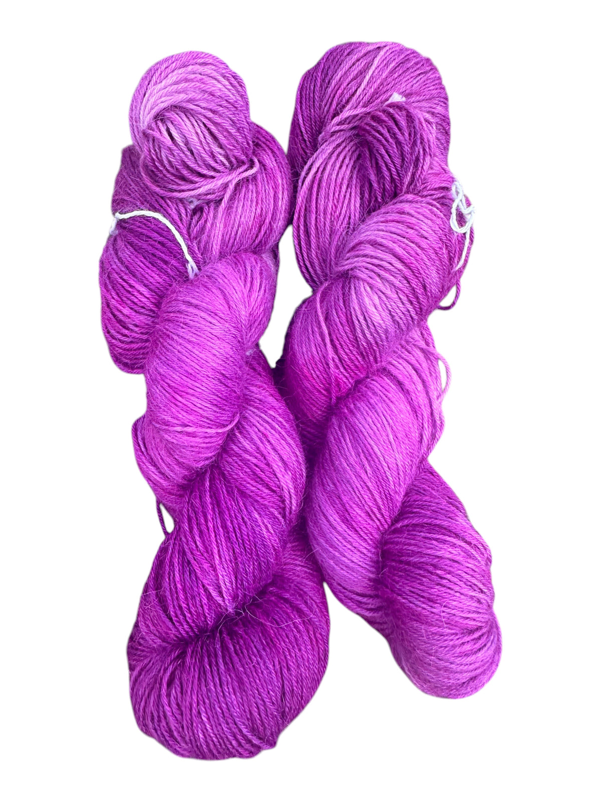 Oak Crest Alpacas and More hand-dyed dark purple alpaca nylon fingering weight sock yarn skeins