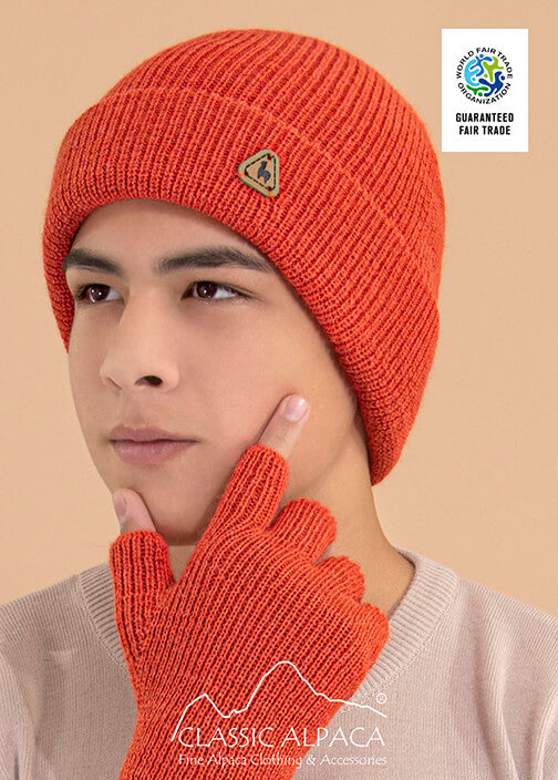 Classic Alpaca Men's Double Knit English Alpaca Hat