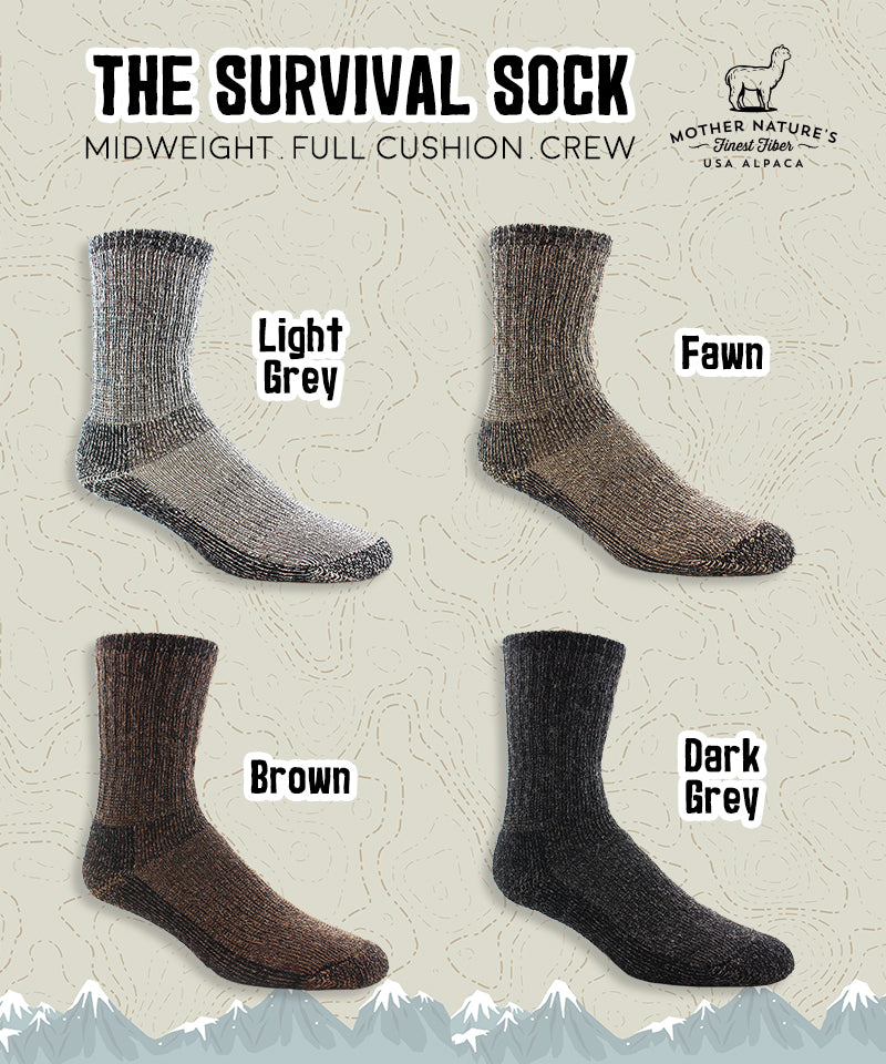 New England Alpaca Fier Pool Survival Sock
